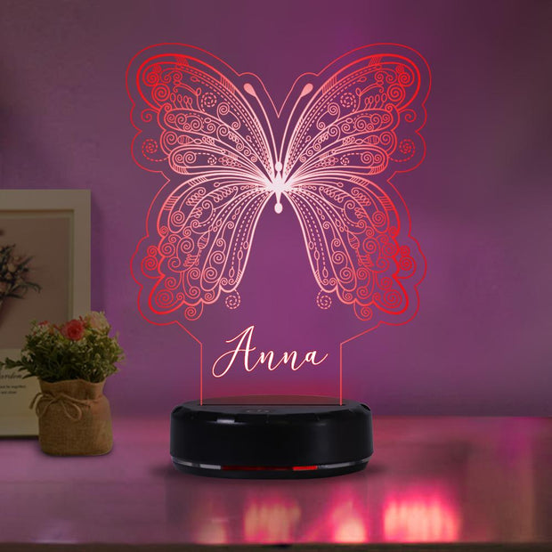 Personalized Butterfly Acrylic Light